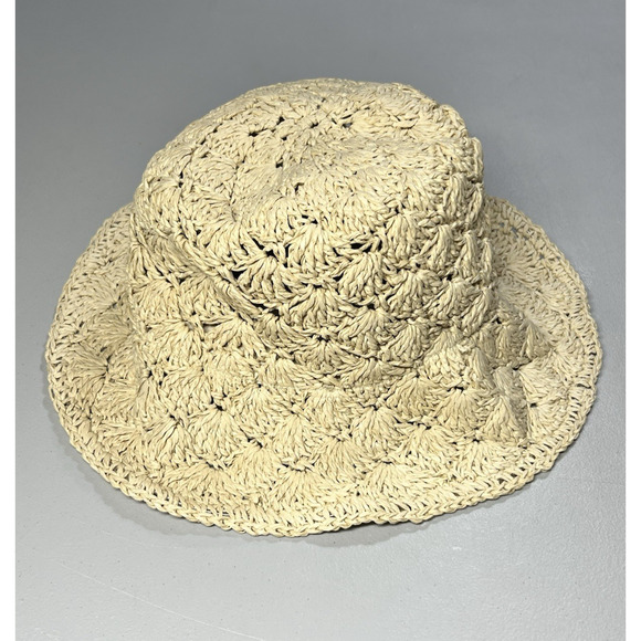 NWT J Crew Crochet-Weave Faux-Raffia Bucket Hat Crochet-weave Faux-raffia Bucket Hat For Women | J.Crew main image 4
